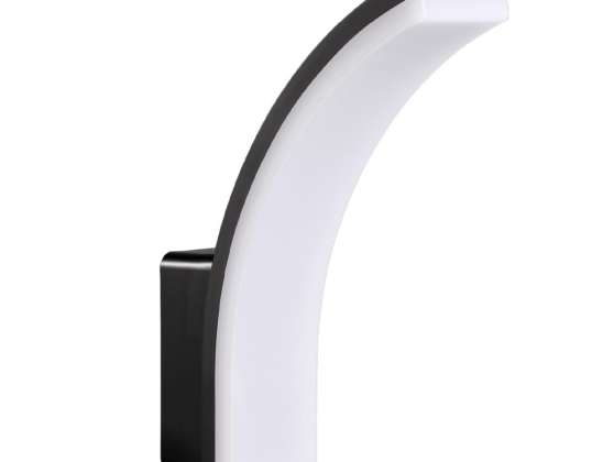 Lampe LED Maclean, couleur noire, 20W, IP65, 2750lm, lumière blanche neutre 4000K MCE511 B