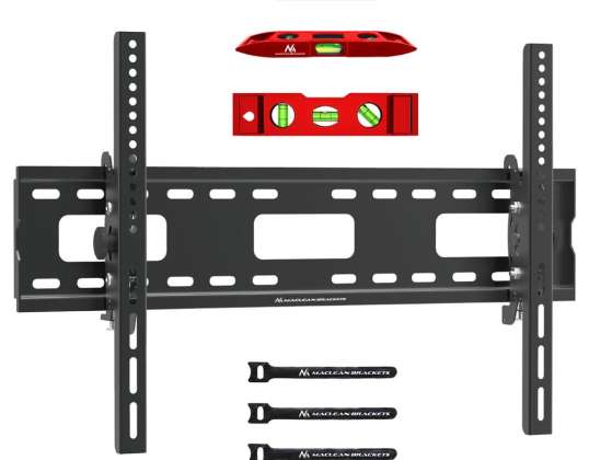 Support TV Maclean. max VESA 600x400. 32 90". 80kg. réglage de l'inclinaison  15° 15°. MC 421