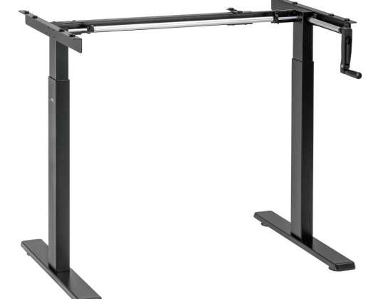 Maclean bureau manuel de réglage de la hauteur sans plateau pour le travail debout et assis max 60 kg hauteur max 120cm MC 790NB