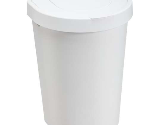 Poubelle Seattle Swing 25 L. blanche