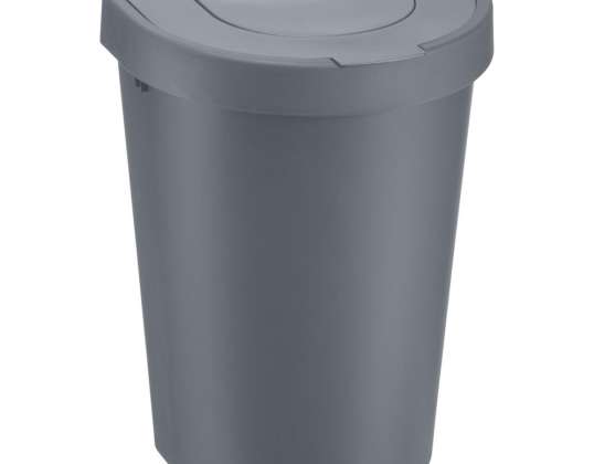 Lixeira Seattle Swing 25 L. cinza