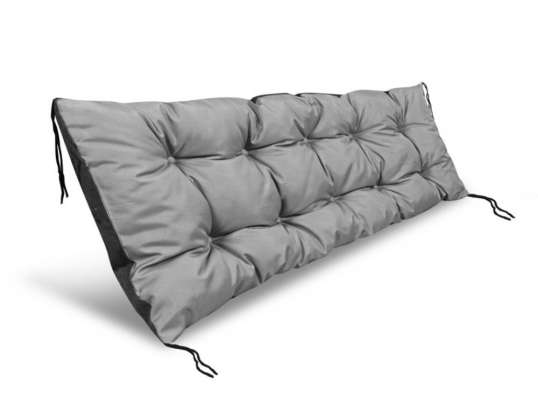 GARDEN CUSHION 100/50 CM GREY