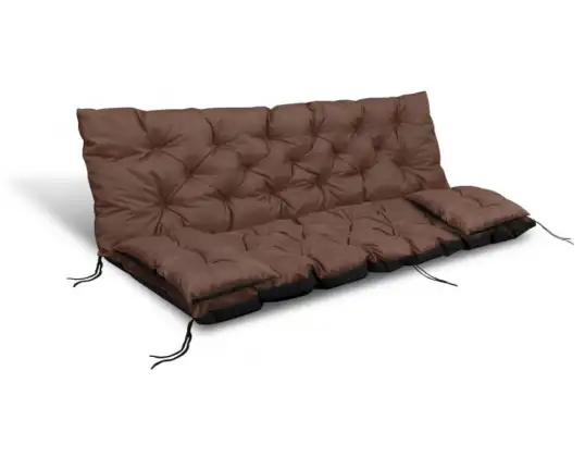 HAGESETT 100x60x50CM 2 PUTER 42X42 CM BRUN