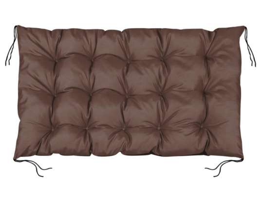 GARDEN CUSHION FOR PALLETS 120X80 CM BROWN