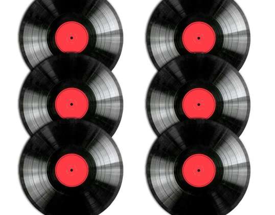 Set runder Tischuntersetzer 6D VINYL