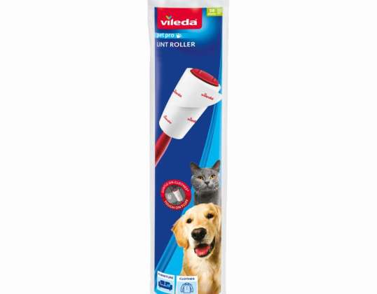 Fusselrolle zum Entfernen von Haaren, Fell und Schmutz. Vileda Pet Pro