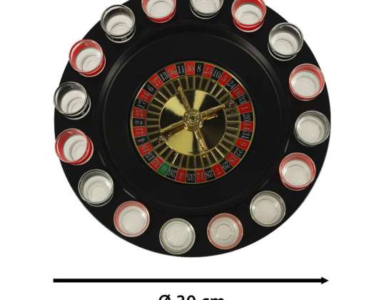 Party Alcohol Roulette Game Set of 16 Glasses