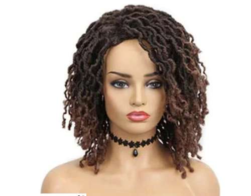 Dreadlock perukas Dreadsy (vidutiniškai rudas) ~ dredi | Sintetinis Dreadlock perukas | Natūralios išvaizdos dreadlocks