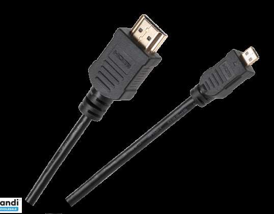 Кабел: HDMI щепсел тип A, micro HDMI щепсел тип D