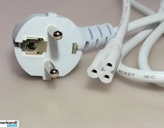 Stromkabel mit Stecker für t5 LED-Leuchtstofflampen 150cm lang