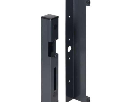 Коробка електрозамка H350 довга для 40x40 Антрацит