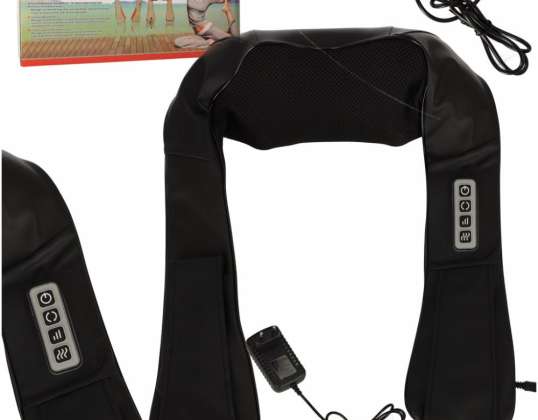 Shiatsu-Massagehalsband, wärmendes Nacken-, Nacken- und Rückenmassagegerät