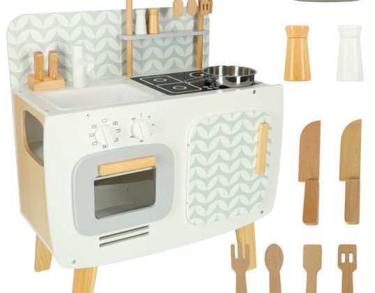 Cucina per bambini in legno MDF LULILO accessori retrò 72 7 cm