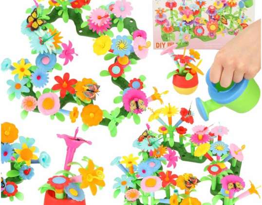 Blomster blokkerer kreativ blomsterhage 175 elementer