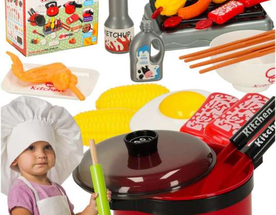 Kochset für Kinder Utensilien Küchenzubehör Set 35 e