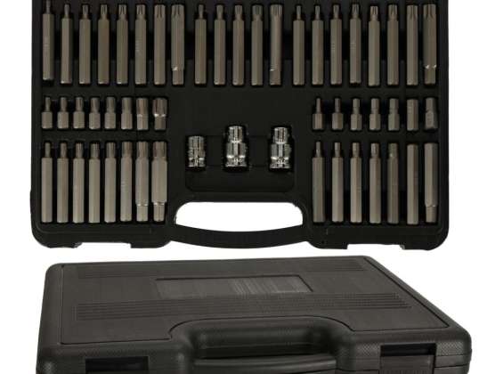 Hex bits skrutrekker bits sett med korte og lange biter 3 reduksjoner sak 75el. KAFUWELL