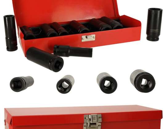 Støthylser 1/2'' 10-24 mm sett med 10 stk. KAFUWELL