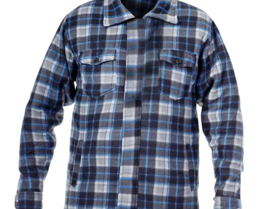 Fleecejacke. isoliert grau-blau. "s". ce. lahti