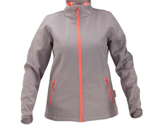 Veste softshell grise femme "3xl". couleur Lahti