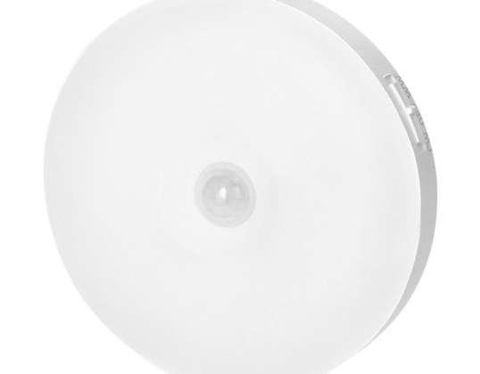 LED nattlampe med bevegelsessensor. oppladbar. selvklebende. 3000/6000K