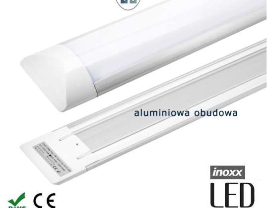 Slim LED Linear Surface Mount Lamp 60cm 18W 6000K Cool