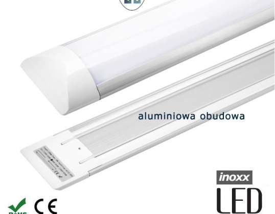 Lampe linéaire à montage en surface LED slim 90cm 30W 3000K chaude