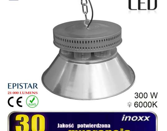 Industrielle LED-Lampe 300W High Bay COB 27.000lm 6000K kalt