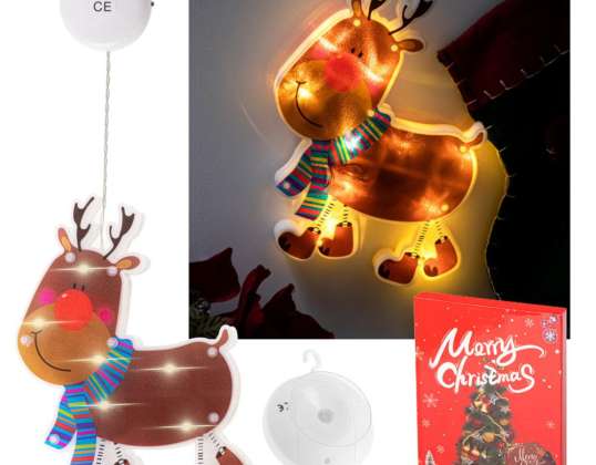 Lumières LED Décoration suspendue Décoration de Noël Renne