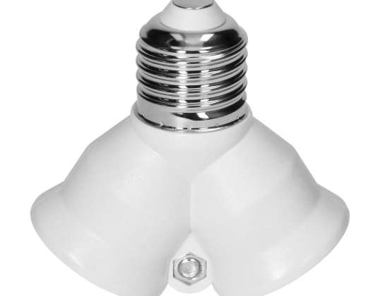 Adapter for light source E27/2xE27