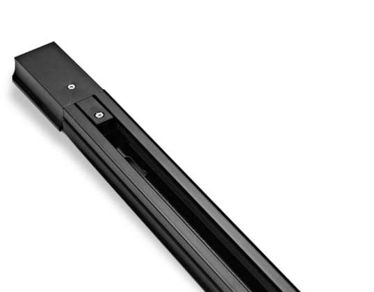 Eén-fase rail 150 cm zwart