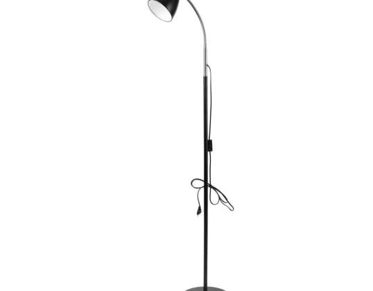 Gulvlampe LAR. max 20W E27. 155 cm. sort