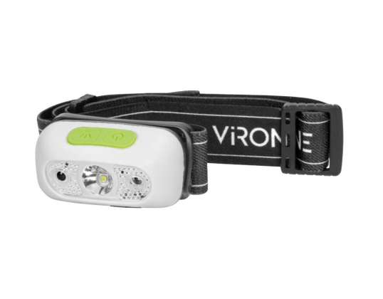 Lampe frontale LED 5W. 230lm. 1200mAh Li ion. Tête mobile