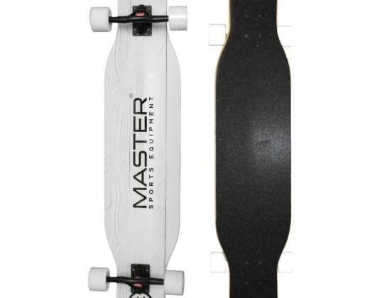 Longboard MASTER 42" šokių stilius - balta mediena