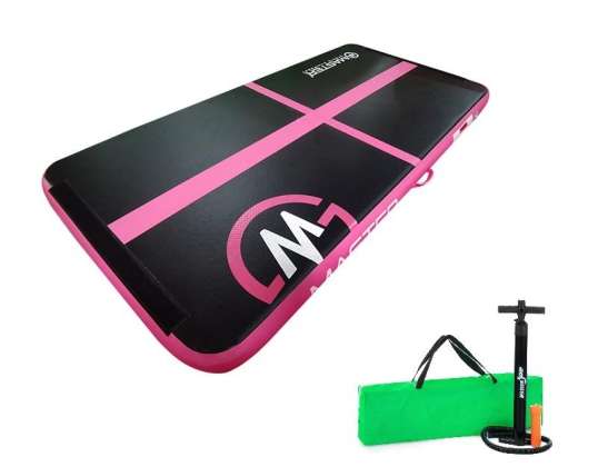 Airtrack MASTER 200 x 100 x 10 cm - negro - rosa