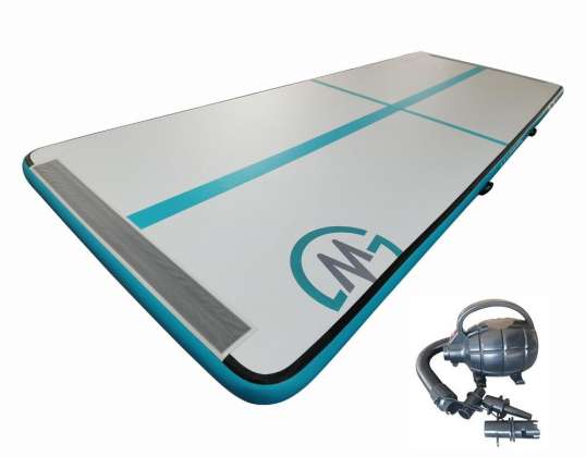 Airtrack MASTER S-Pro 400 x 150 x 10 cm - gri - mavi