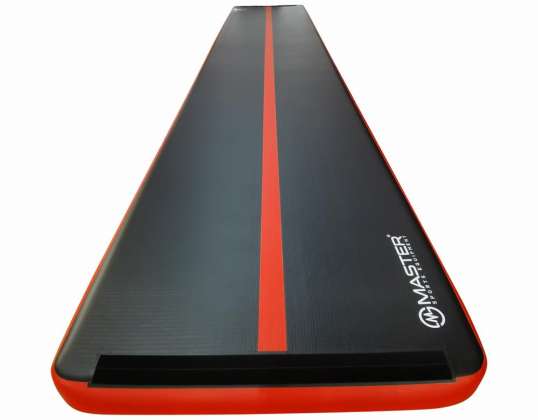 Airtrack MASTER 800 x 150 x 20 cm - siyah- kırmızı