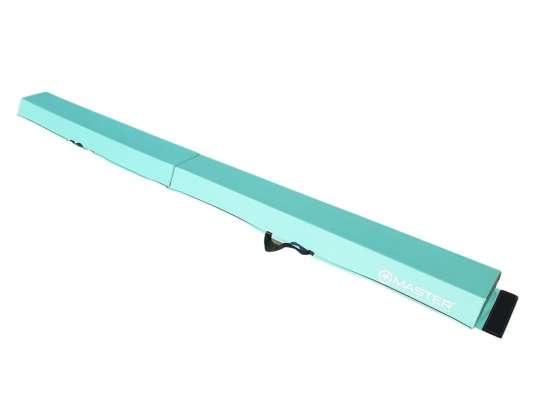 Vingrošanas līdzsvara sija MASTER 240 x 15 cm EVA salokāma zaļa