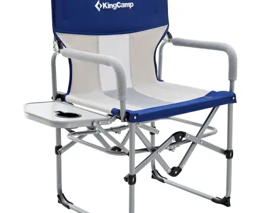 Chaise pliante de camping Directeur KING CAMP - gris