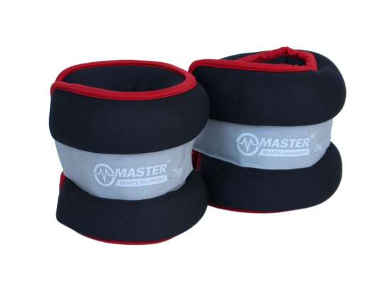 Knöchelgewichte Neopren 2 x 2 kg