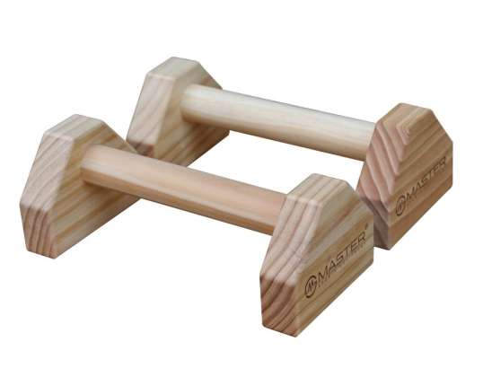 Push Up Bar MASTER - podpěra na kliky dřevěné stálky 30 x 13 x 10,5 cm