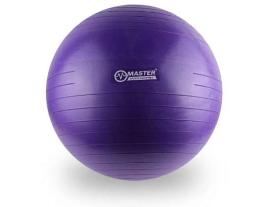 Gymnastikball MASTER Super Ball 55 cm - violett
