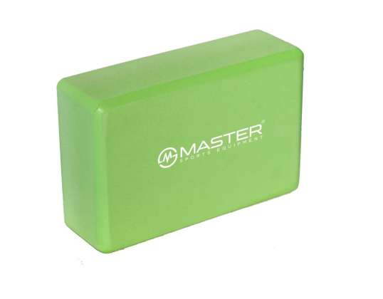 EVA Yoga Block MASTER Yoga Block 23 x 15 x 7 5 cm   green