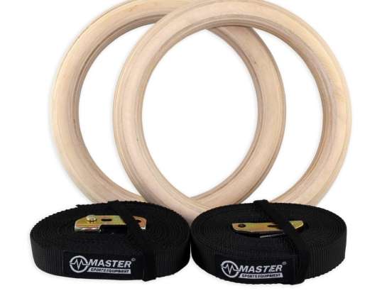 Turnringe aus Holz MASTER - Durchmesser: 23 cm