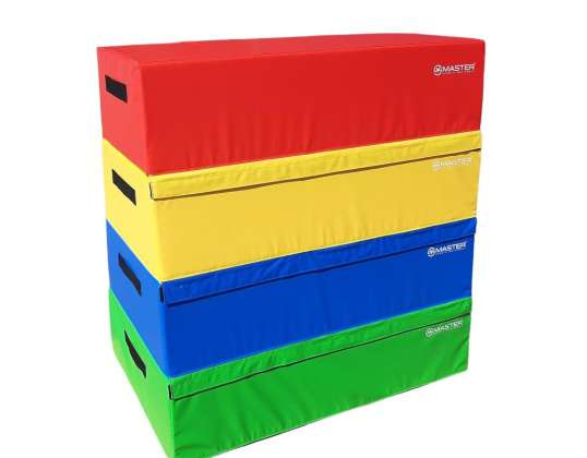 Soft Plyometric boxes MASTER PE   4 pieces