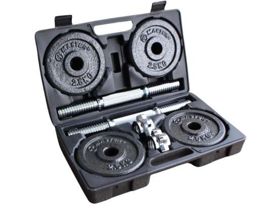 Hantelset MASTER im AB Etui 2 x 10 kg