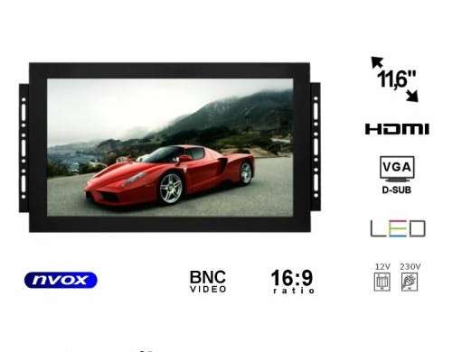 Monitor offene Rahmen IPS LED 12 Zoll mit VGA, HDMI, BNC, AV Eingang