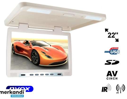 Moniteur suspendu plafond LCD 22 pouces LED USB SD IR FM... NVOX RF2289U BE