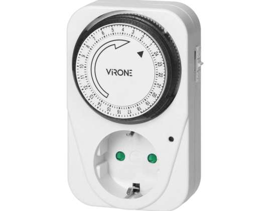 Temporizador mecánico. max. 3500 W. schuko