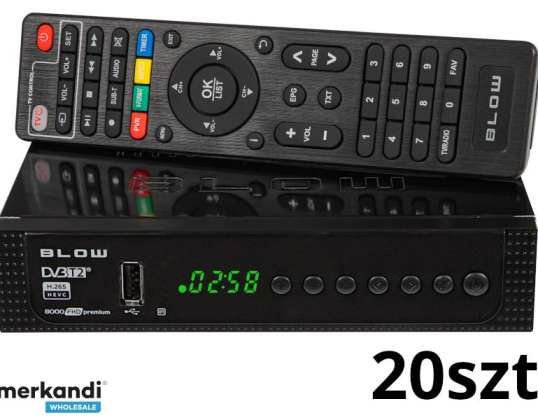 77 037# Dekooderin viritin DVB T2 Blow 8000fhd premium op.