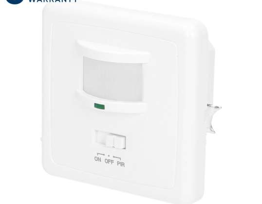 Motion Sensor 160° IP20. 1200W. for junction box
